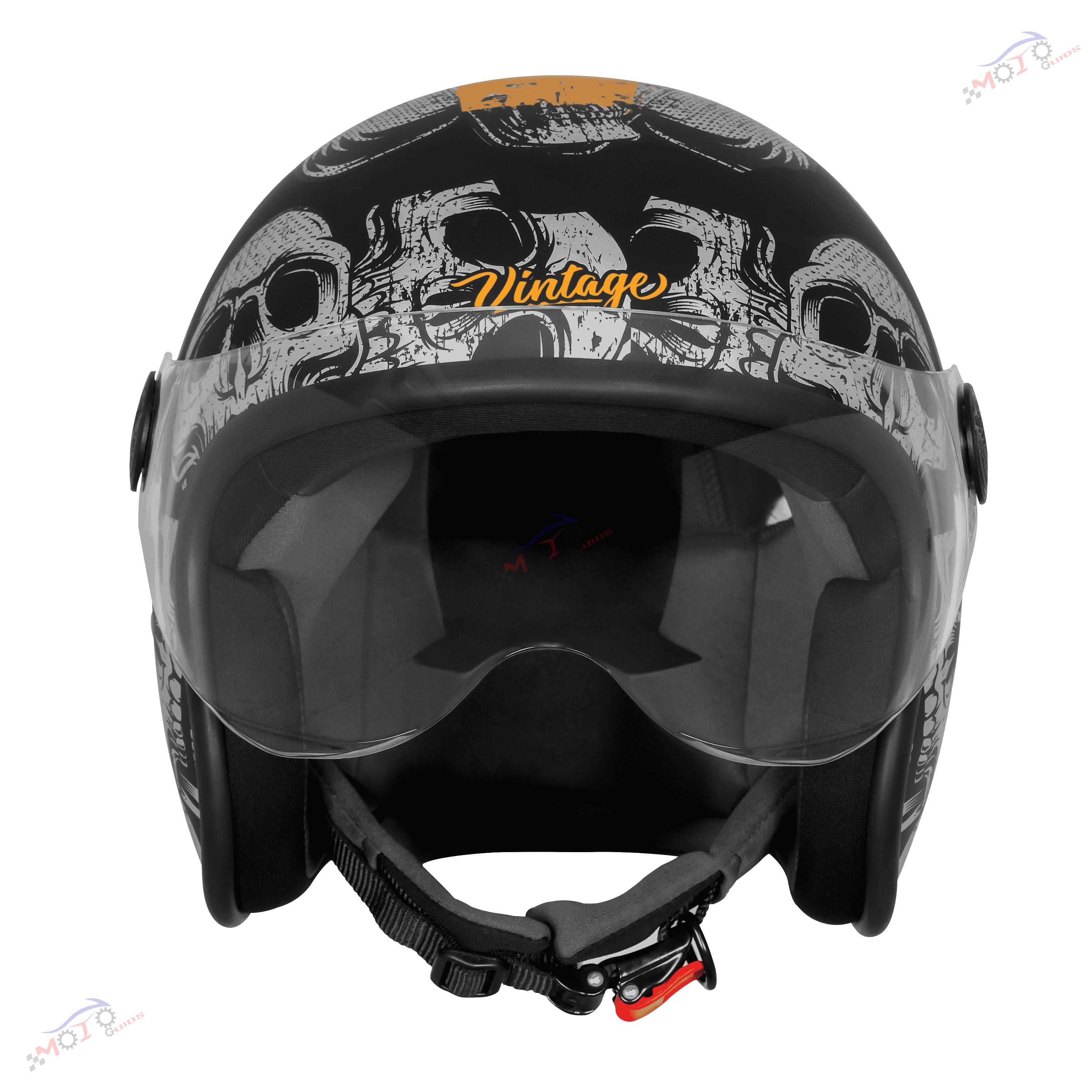 SBH-54 VINTAGE SKULL SMALL VISOR